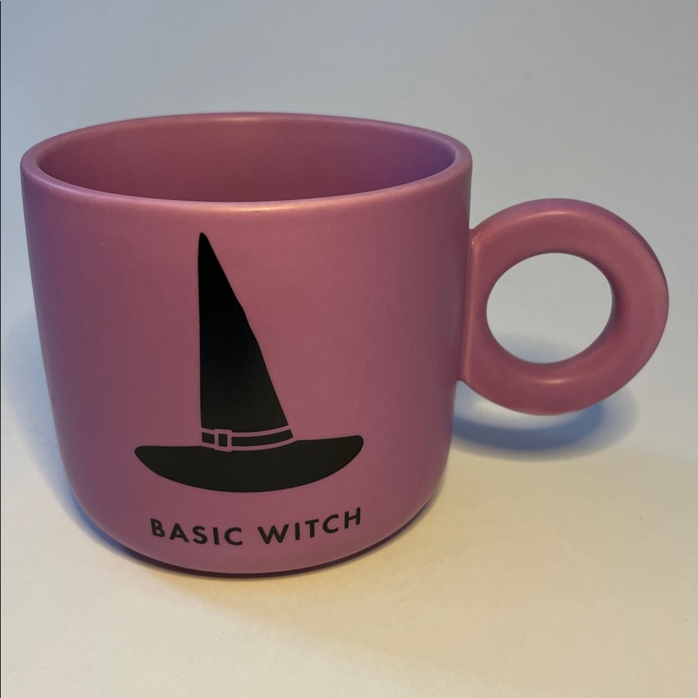 INDIGO Purple ‘Basic Witch’ Design 2-sided Mug Whimsigoth Grunge Bat Coffee Tea